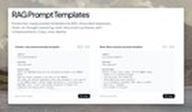 LLM Prompt Library for RAG: An Open-Source Collection