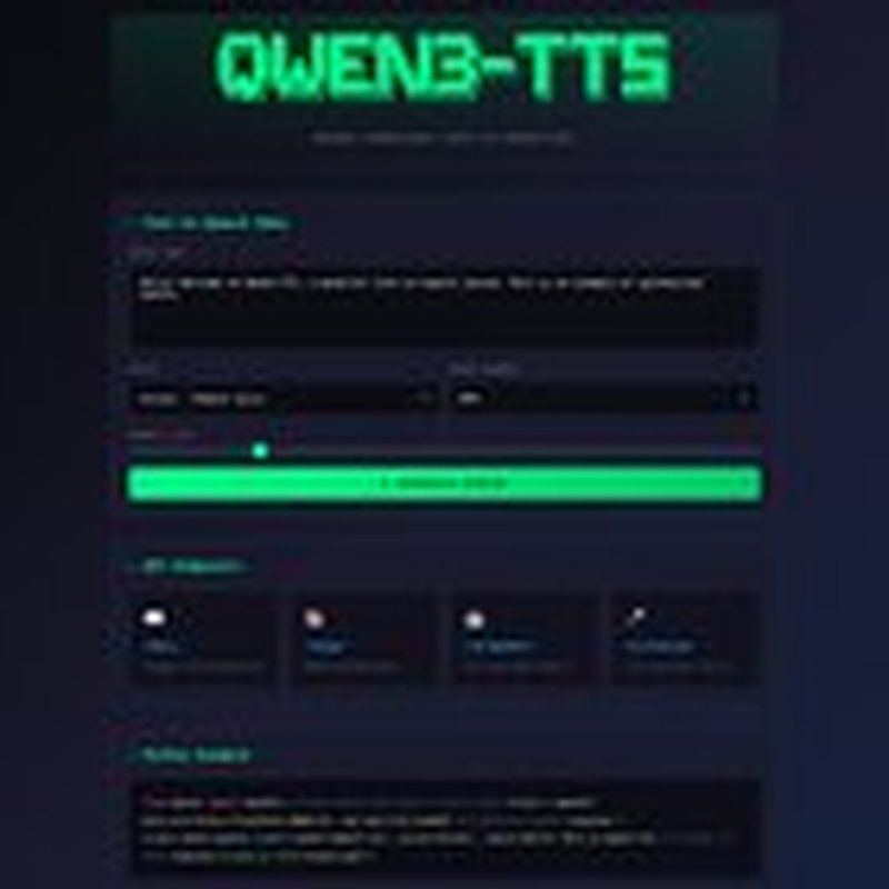 Qwen3-TTS: sintesi vocale a bassa latenza e clonazione vocale open source