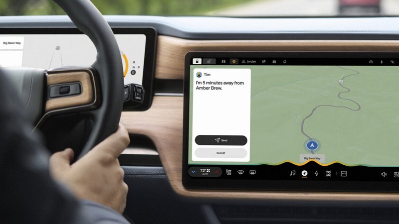 Rivian introduce un assistente AI integrato con l'ultimo aggiornamento software
