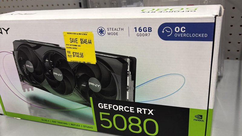 RTX 5080 for $702 at Walmart: a signal for local LLM inference