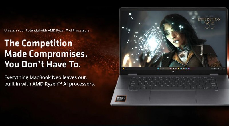 AMD sfida Apple: le performance gaming del MacBook Neo sotto esame