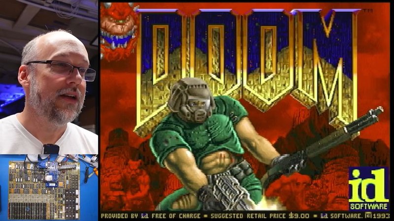 Doom Runs on a 40-Year-Old Agfa Compugraphic 9000PS Printer Controller