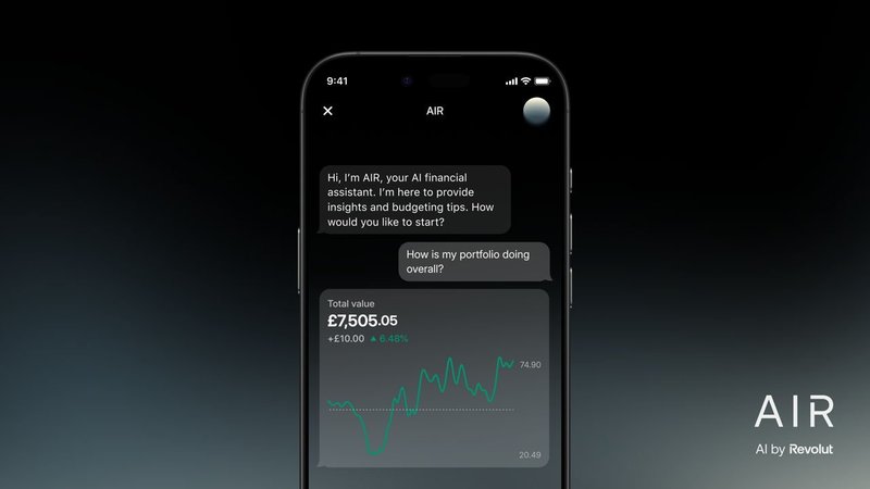 Revolut lancia l'assistente AI: un co-pilota finanziario con focus sulla privacy