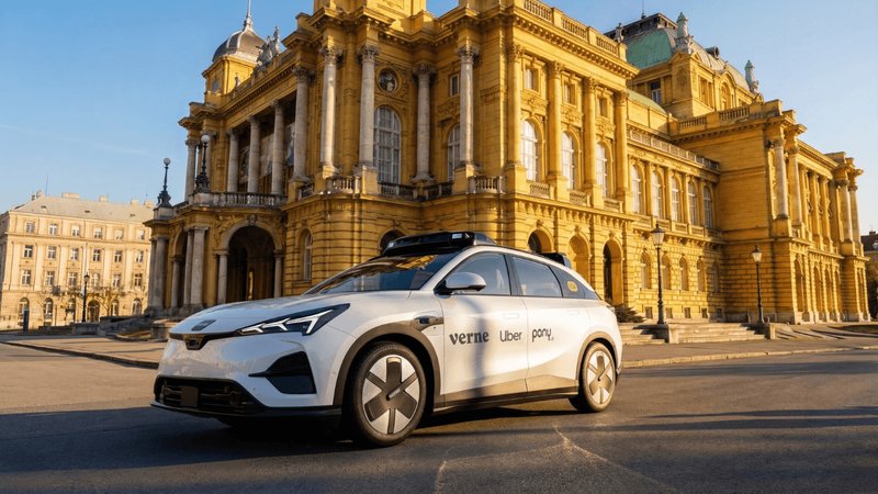 Verne lancia il primo servizio di robotaxi commerciale in Europa, partendo da Zagabria
