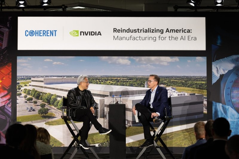 Nvidia Highlights Optical Networking's Role as Coherent Breaks Ground on Texas AI Chip Facility