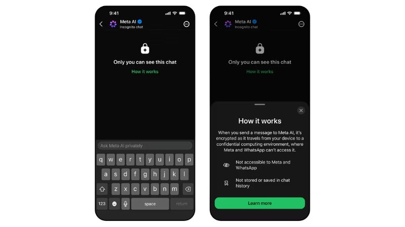 Meta Launches Incognito Chat for Meta AI on WhatsApp, Enhancing Privacy