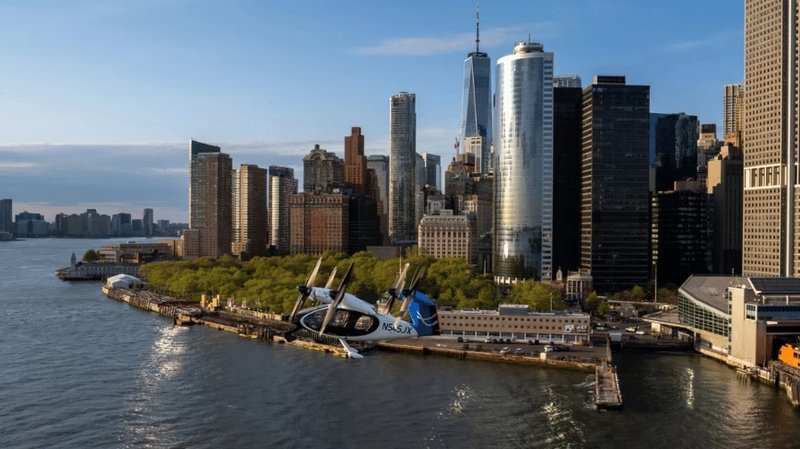 Joby Aviation: il taxi aereo elettrico vola da JFK a Manhattan in sette minuti