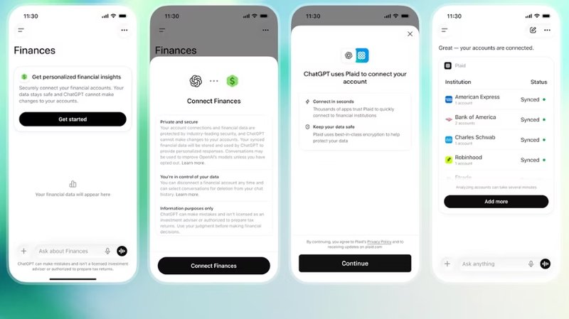 OpenAI e la finanza personale: ChatGPT si connette ai conti bancari