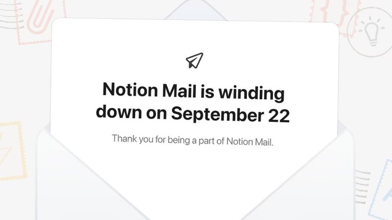 Notion chiude il client di posta: gli agenti AI rendono superflua la casella in arrivo