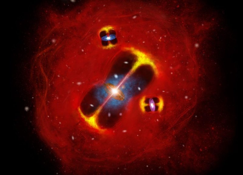 Ammasso galattico primordiale sfida i modelli cosmologici