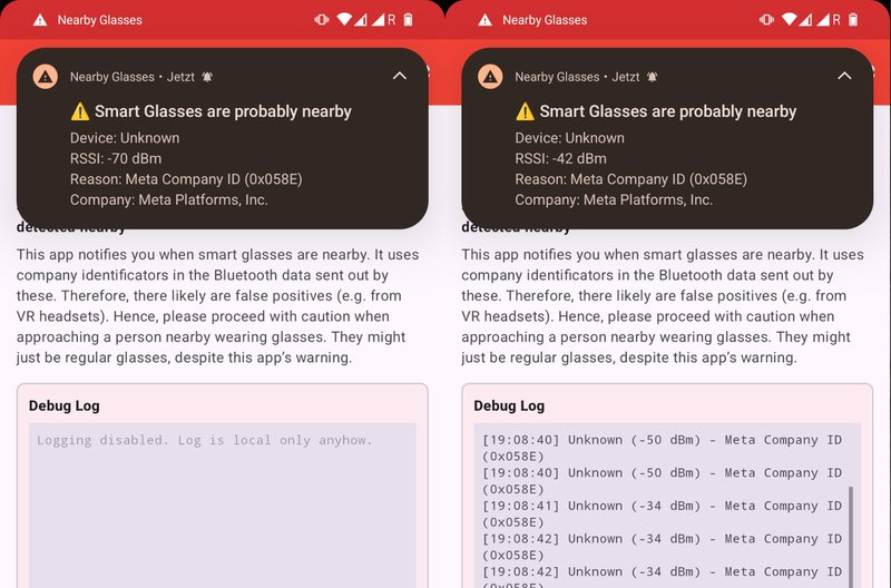 App rileva occhiali smart Meta nelle vicinanze: allarme privacy?