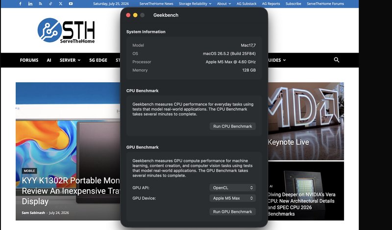 Geekbench 7 riscrive le regole dei benchmark CPU/GPU: cosa cambia per l’hardware on‑premise