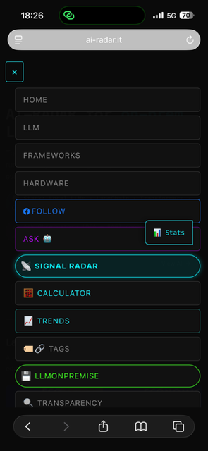 New Mobile frinedly experience